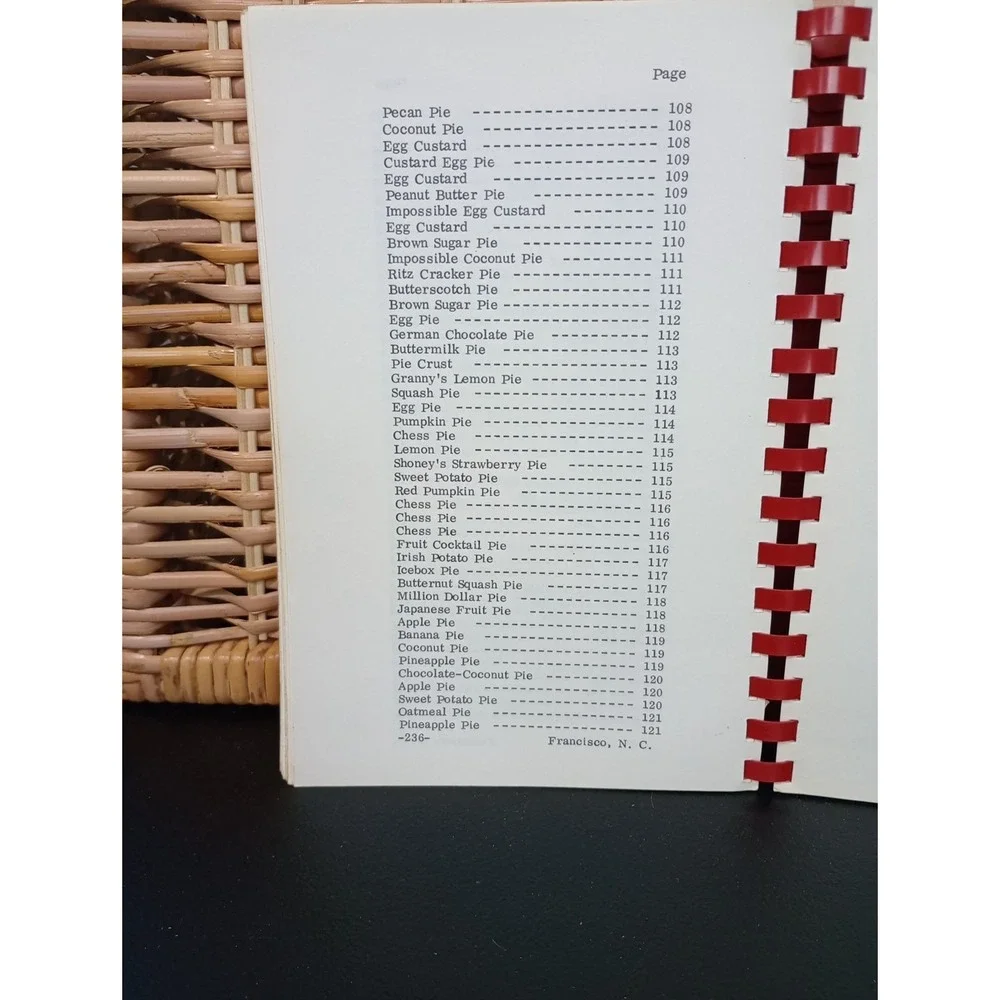 Francisco Recreational Department Cookbook‎ Francisco, NC 1978